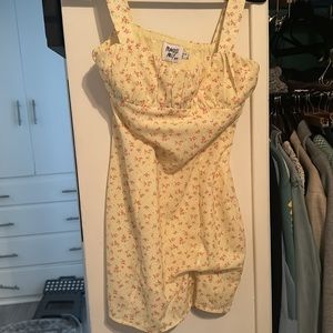 Princess poly Yellow sun dress